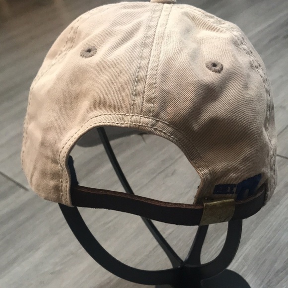 American Eagle Outfitters Khaki Embroidered Factory Distressed Fashion Cap - Picture 5 of 9